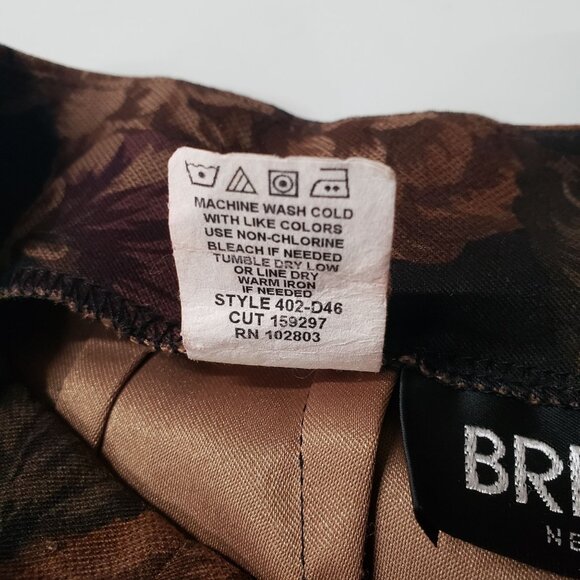 Briggs New York Vintage 90s Floral Midi Skirt Size 14 Dark Academia Cottagecore - Picture 5 of 5